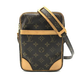 【中古】良品 LOUIS VUITTON ルイヴィトン モノグラム ダヌーブ ショルダー バッグ ブラウン a2165