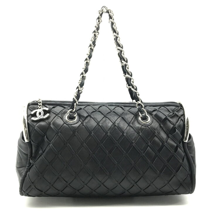 楽天市場】【中古】CHANEL シャネル ココマーク マトラッセ ラムスキン 