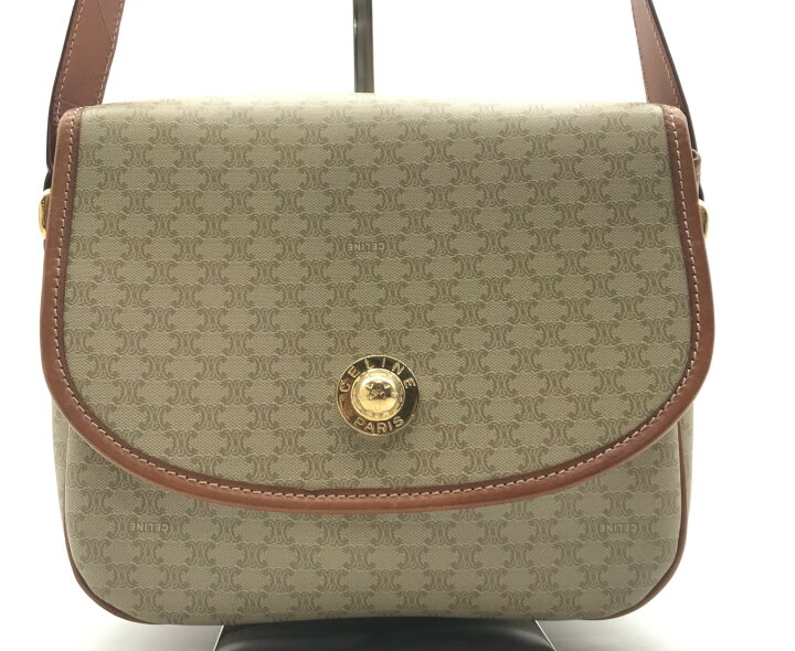 楽天市場】【中古】美品 CELINE セリーヌ スターボール 金具 マカダム  