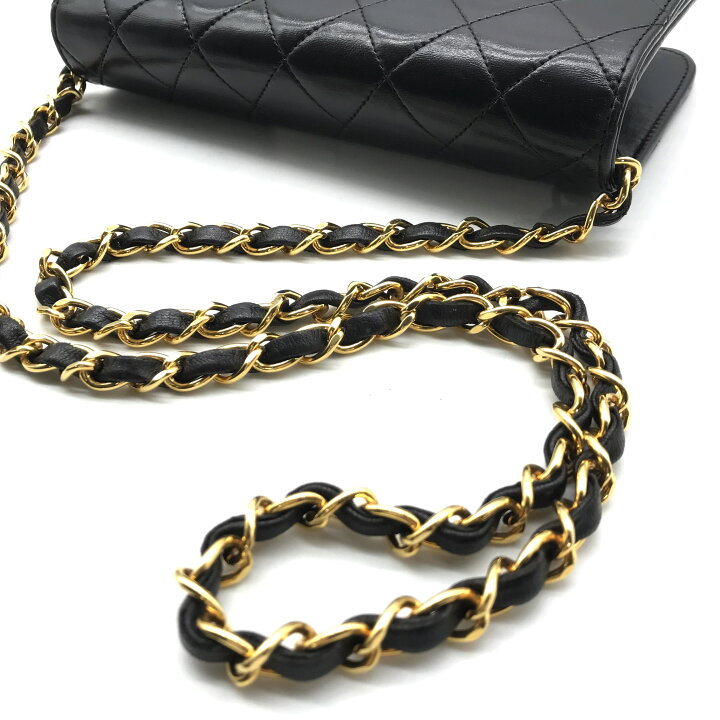 楽天市場】【中古】CHANEL シャネル ココマーク ラムスキン ミニ  