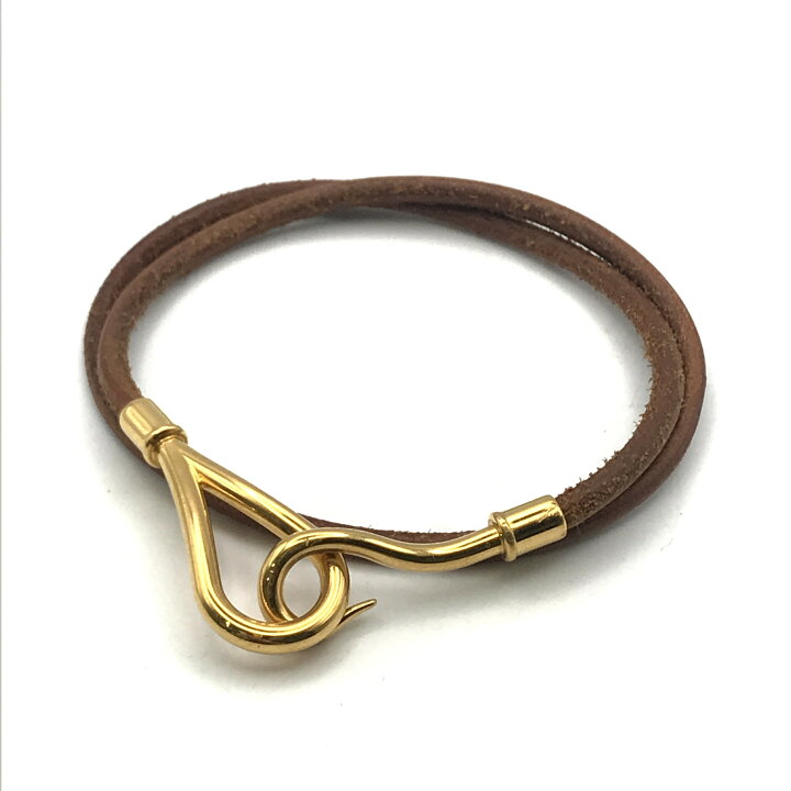 楽天市場】【中古】HERMES エルメス ジャンボ レザー 2連 ブレスレット 