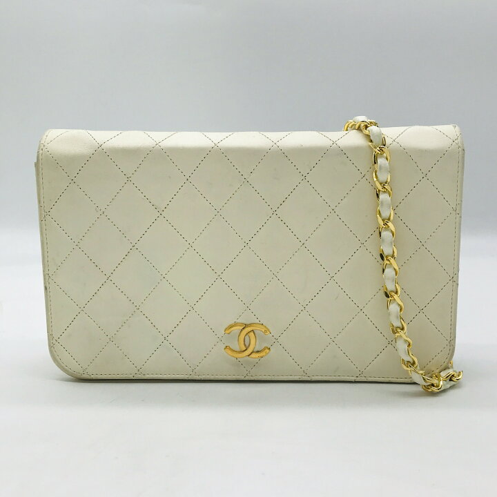 楽天市場】【中古】CHANEL シャネル フルフラップ ラムスキン  