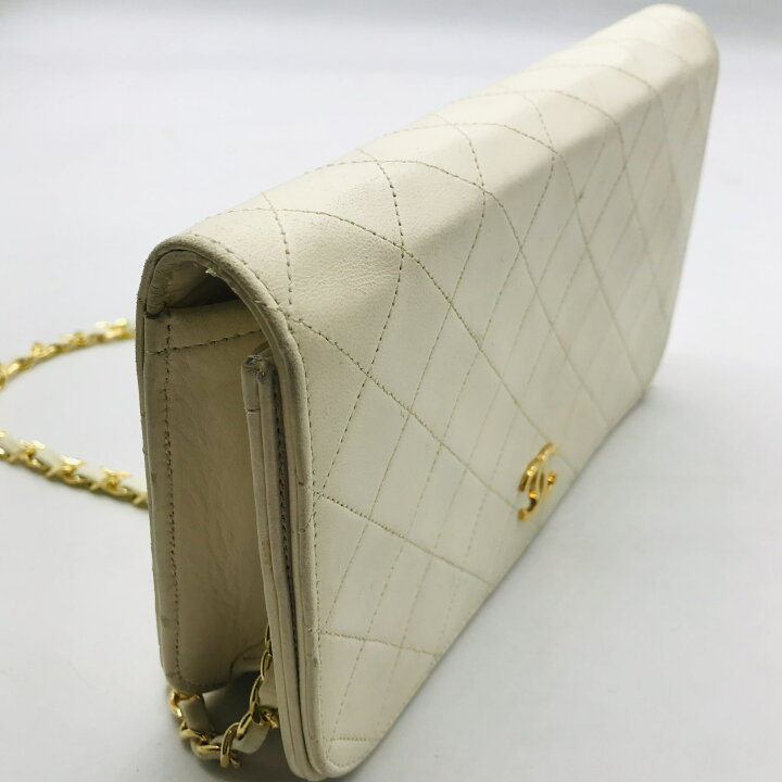 楽天市場】【中古】CHANEL シャネル フルフラップ ラムスキン 