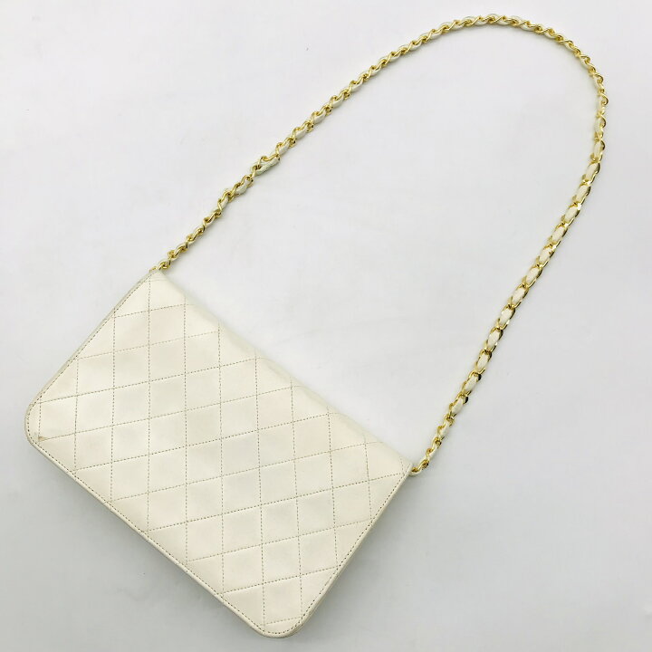 楽天市場】【中古】CHANEL シャネル フルフラップ ラムスキン  