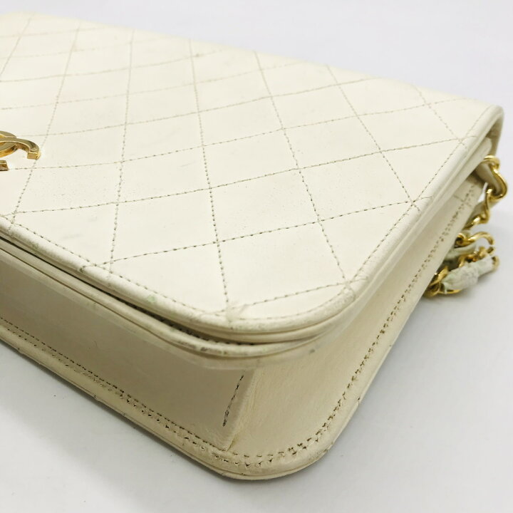 楽天市場】【中古】CHANEL シャネル フルフラップ ラムスキン 