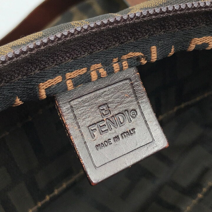 楽天市場】【中古】FENDI フェンディ ズッカ キャンバス ハンド トート 