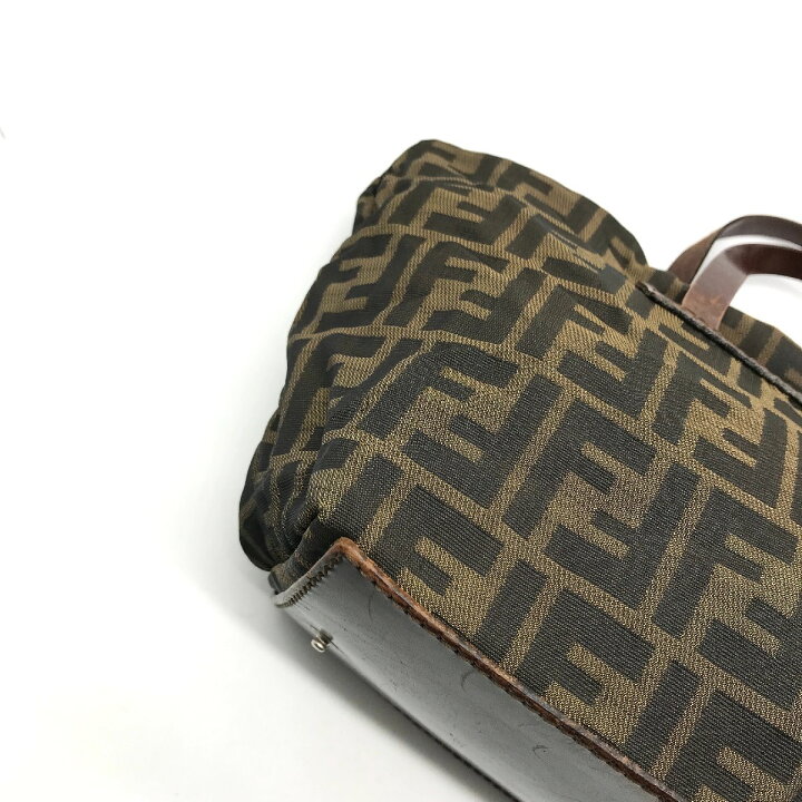 楽天市場】【中古】FENDI フェンディ ズッカ キャンバス ハンド トート 