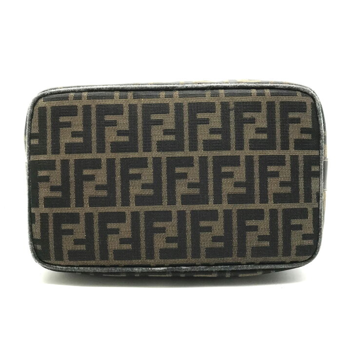 楽天市場】【中古】良品 FENDI フェンディ ズッカ キャンバス バニティ 
