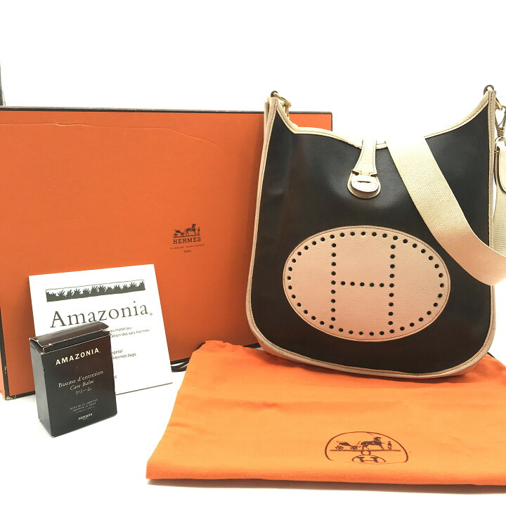 楽天市場】【中古】HERMES エルメス エヴリン PM トリヨン アマゾニア 