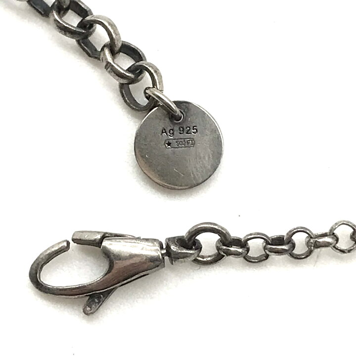 楽天市場】【中古】美品 GUCCI グッチ GG ロゴ ネックレス Ag 925  