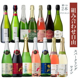 【送料無料】【のし対応】 日本ワイン スパークリング ギフトセット 組み合わせ 自由 ワイン 赤 白 ロゼ 2本 飲み比べ プレゼント 母の日 お祝い 結婚 昇進 就職 退職 内 祝い 記念日 贈答用 ギフト特集 お酒 父の日 熨斗
