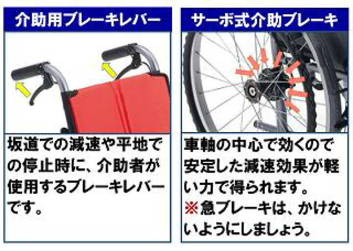 楽天市場】車椅子 軽量 コンパクト CRT-1LoB 車いす 自動ブレーキ 転倒 