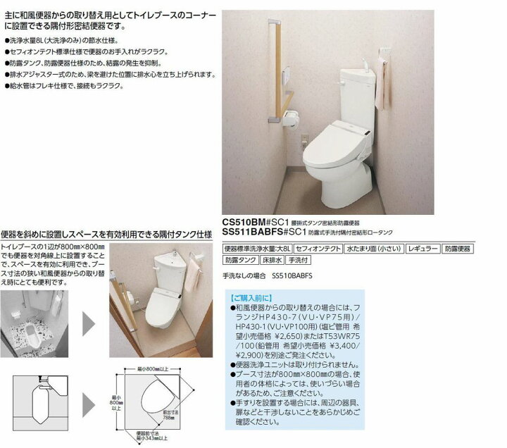 楽天市場】☆特価☆ TOTO 和式トイレ改修用便器 コンパクトリモデル 