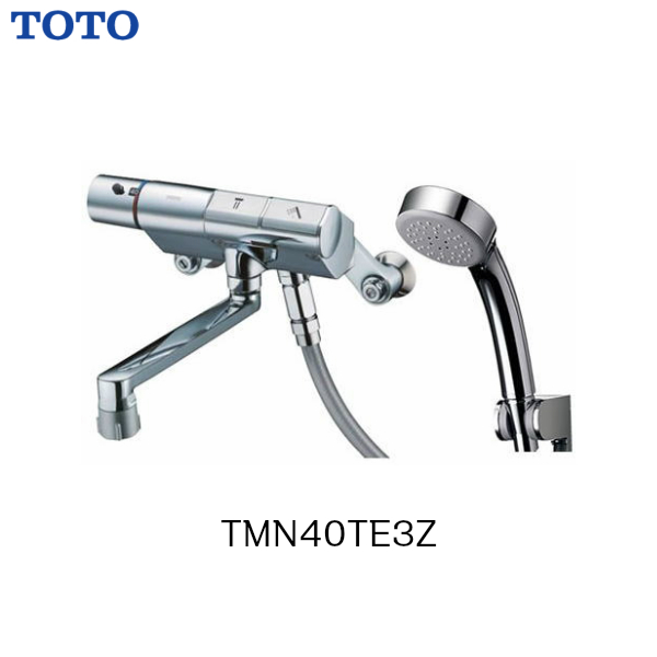 TOTO 壁付サーモスタット混合水栓(タッチ、エアイン、めっき、調圧弁 
