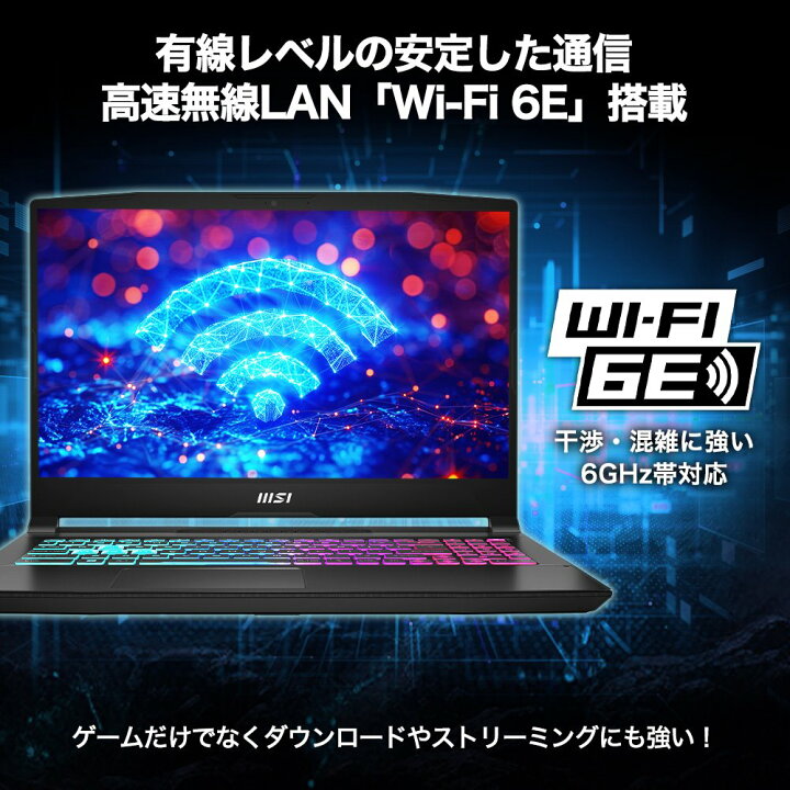 楽天市場】【MSI公式 新品】ノートPC NVIDIA GeForce RTX4060 Laptop 