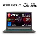 【MSI公式・新品】NVIDIA GeForce RTX 2050/Core i7-13620H/15.6インチ/144Hz/16GB/512GB（M.2 NVMe）/約1.86kg/ゲーミングノートPC/Thin-15-B13UCX-6503JP ノートパソコン