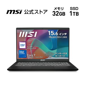 Core 7 vZbT[ 240H/Ce OtBbNX/32GB/1TBiM.2 NVMej/1.9kg/ő3ԁiJEITA 3.0 ĐjAő7ԁiJEITA 3.0 AChj/15.6C`/Windows 11 Home/m[gPC/Modern-15-H-C2RMG-0553JP