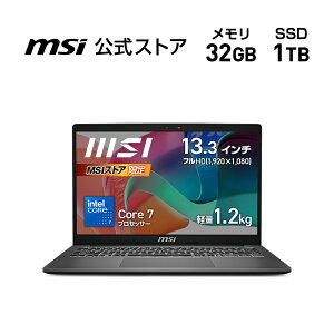Core 7 vZbT[ 150U/Ce OtBbNX/32GB/1TBiM.2 NVMej/1.2kg/ő5ԁiJEITA 3.0 ĐjAő12ԁiJEITA 3.0 AChj/13.3C`/Windows 11 Home/m[gPC/Modern-13-F1MOG-1051JP