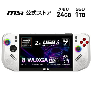 AMD Radeon Graphics/Ryzen Z2 Extreme/8C`/120Hz/24GB/1TBiM.2 NVMej/ő5ԁiJEITA 3.0 ĐjAő10ԁiJEITA 3.0 AChj/763.5g/Q[~Om[gPC/Claw-A8-BZ2EM-401JP