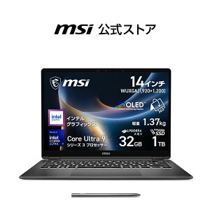 �y�\�񏤕i 4�����{�����\��zCore Ultra 9 �v���Z�b�T�[ 386H/�C���e�� �O���t�B�b�N�X/32GB/1TB�iM.2 NVMe�j/��1.37kg/�ő�19���ԁiJEITA 3.0 ����Đ����j�A�ő�29���ԁiJEITA 3.0 �A�C�h�����j/14�C���`/Wind