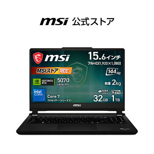 NVIDIA GeForce RTX 5070 Laptop GPU/Core 7 �v���Z�b�T�[ 240H/15.6�C���`/144Hz/32GB/1TB�iM.2 NVMe�j/�ő�5���ԁiJEITA 3.0 ����Đ����j�A�ő�10���ԁiJEITA 3.0 �A�C�h�����j/��2kg ���\���ɂ��قȂ�ꍇ��������