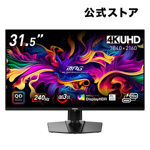 MSI Q[~Oj^[ MPG 321URX QD-OLED/31.5C`/240Hz/0.03msiGTGj/4K UHDi3,840 × 2,160j/QD-OLED/HDMI/DP/Adaptive-Sync/HDR/3Nۏ