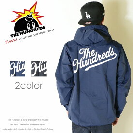 【セール 40％OFF】【THE HUNDREDS ザハンドレッズ ザハンドレッツ】 ジャケット ナイロン コーチジャケット アウター ストリート スケート グラフィック ハンドレッズ メンズ men's 正規品 インポート ブランド 海外ブランド Slant Tail hooded coaches jacket