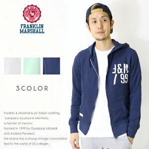 �y�Z�[�� 40��OFF�z�y�t�����N���� �}�[�V���� FRANKLIN & MARSHALL�z �p�[�J�[ �X�E�F�b�g �g���[�i�[ �W�b�v�A�b�v ���� �A���J�W franklin&marshall �����Y men's �������K�i �C���|�[�g �u�����h �C�O
