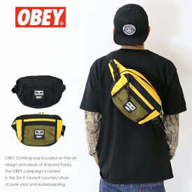 【OBEY オベイ】 ウエストバッグ ボディバッグ ショルダー バッグ かばん メンズ レディース 正規品 インポート ブランド 海外ブランド ストリートブランド 100010108