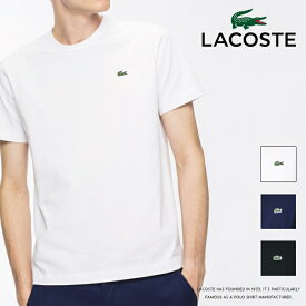 ラコステ tシャツ LACOSTE 半袖 ロゴ ワンポイント 定番 クルーネック メンズ 国内正規品 インポート ブランド 海外ブランド TH622EM