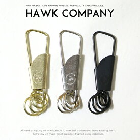 【Hawk Company ホークカンパニー】 キーホルダー キーリング キーケース レザー 鍵 小物 アクセサリー プレゼント グッズ メンズ レディース プレゼント ギフト 彼氏 男性 誕生日 記念日 父の日 ラッピング無料 7545