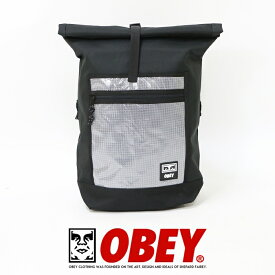 【OBEY オベイ】 リュック バッグ バックパック ロールトップ ストリート スケボー グラフィック メンズ men's 正規品 インポート ブランド 海外ブランド ストリートブランド 1000-101-15