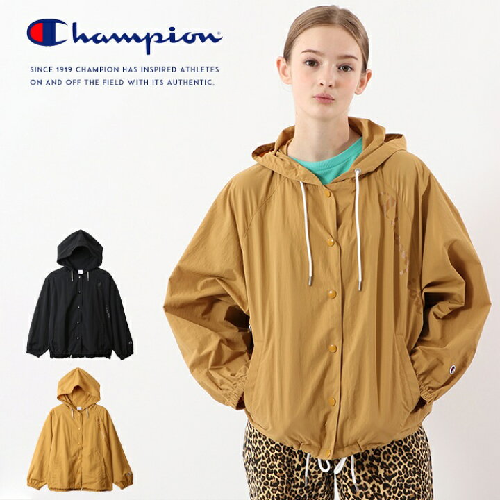 楽天市場】【セール 40%OFF】【Champion チャンピオン】 フードスナップジャケット ナイロンジャケット ジャケット ライトアウター アウター 長袖 トップス レディース lady's 国内正規品 インポート ブランド 海外ブランド CW-R601 L-outer : エムズジーンズ