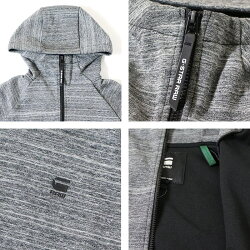【G-STARRAWジースターロウ】パーカースウェットトレーナージップアップテックウェア長袖ジースターローgstarメンズmen's国内正規品インポートブランド海外ブランドD14585-B860