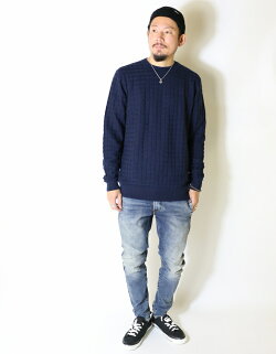 【G-STARRAWジースターロウ】ニットセーター綿ニットクルーネック長袖ジースターローgstarメンズmen's国内正規品インポートブランド海外ブランドD18849-5613
