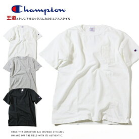 【Champion チャンピオン】 tシャツ 半袖 クルーネック ポケット T1011 トップス メンズ レディース 国内正規品 インポート ブランド 海外ブランド C5-B303