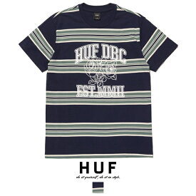 【セール 40％OFF】 HUF ハフ tシャツ 半袖 ボーダー グラフィック ストリート系 スケート スケボー キースハフナゲル メンズ 正規品 インポート ブランド 海外ブランド 21MKN00291