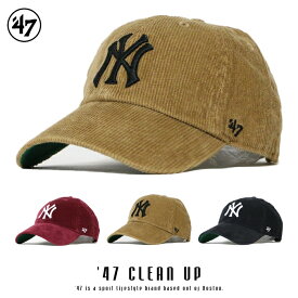 【ラッピング無料】 47Brand フォーティーセブンブランド キャップ コーデュロイ ストラップバック ローキャップ yankees 帽子 ニューヨーク・ヤンキース メンズ レディース ユニセックス 国内正規品 インポート ブランド 海外ブランド B-CRRGW17TCS