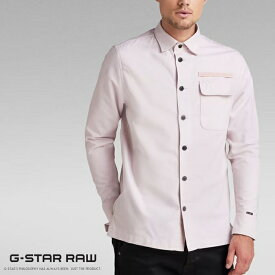ジースターロウ 長袖シャツ オックスフォード ポケット ジースターロー G-STAR RAW gstar メンズ 国内正規品 インポート ブランド 海外ブランド D20545-C895 M-shirts
