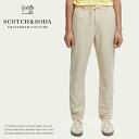 【セール 40％OFF】【スコッチ&ソーダ SCOTCH&SODA スコッチアンドソーダ】WARREN/ウォーレン パンツ チノ 綿麻 イージーパンツ リラックスパンツ メンズ men's 国内正規品 インポート ブランド 海外ブランド 51505 M-bottom