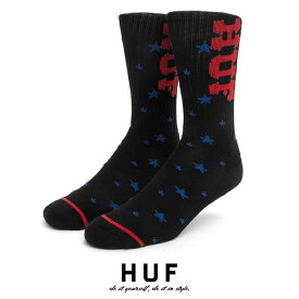 【HUF ハフ】 靴下 ソックス ストリート スケート スケボー キースハフナゲル メンズ 正規品 インポート ブランド 海外ブランド プレゼント 男性 彼氏 夫 22SSK00643