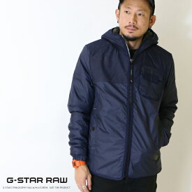 【セール 30％OFF】【G-STAR RAW ジースターロウ】 ジャケット アウター 中綿 キルティング 防寒 撥水 フード ジースターロー gstar メンズ インポート ブランド 海外ブランド D20119-B577 M-outer