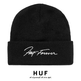 HUF ハフ ニットキャップ ニット帽 ビーニー ブラック 黒 ストリート スケート スケボー キースハフナゲル メンズ レディース ユニセックス 正規品 インポート ブランド 海外ブランド 22FBN00124