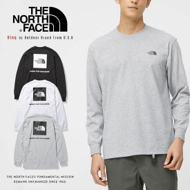 【THE NORTH FACE ザ・ノースフェイス】 ロンT Tシャツ 長袖 ロゴ ザノースフェイス メンズ 国内正規品 インポート ブランド 海外ブランド アウトドアブランド NT32343