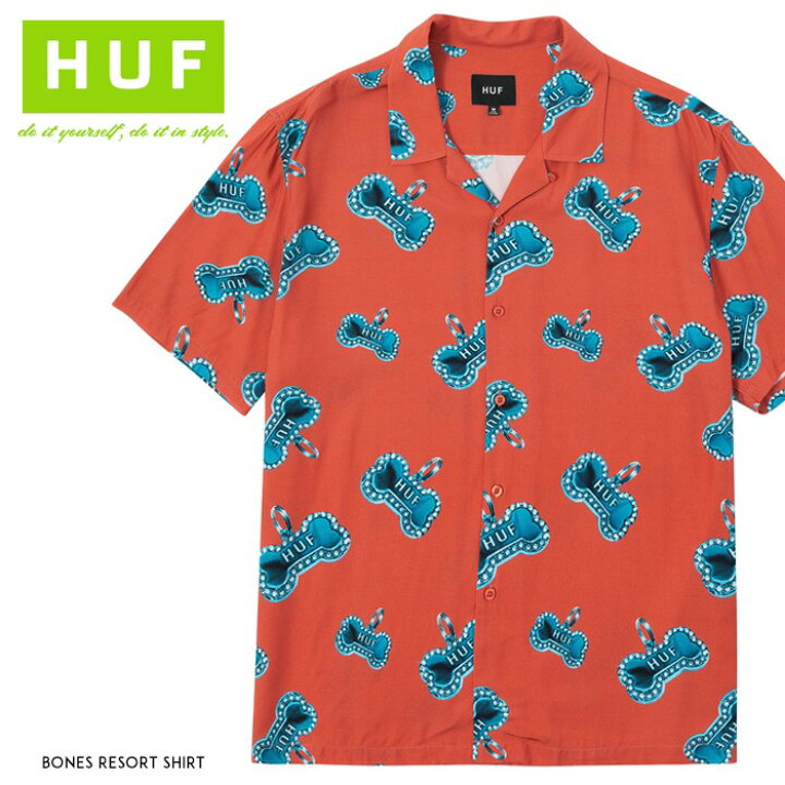楽天市場】【セール 20％OFF】 HUF ハフ 半袖シャツ 開襟シャツ アロハ 