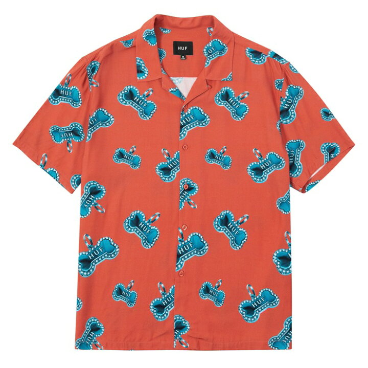 楽天市場】【セール 20％OFF】 HUF ハフ 半袖シャツ 開襟シャツ アロハ 