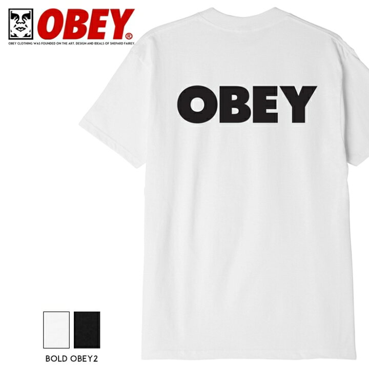 楽天市場】【セール 20％OFF】 OBEY オベイ tシャツ 半袖 プリント 