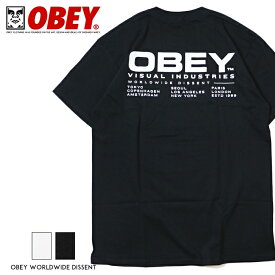 【セール 20％OFF】 OBEY オベイ tシャツ 半袖 プリント ロゴ スケートボード スケボー ストリート系 グラフィック メンズ 正規品 インポート ブランド 海外ブランド ストリートブランド 165263442-23U