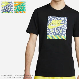 【セール 20％OFF】 ナイキ tシャツ 半袖 ロゴ スウッシュ JUST DO IT レオパード ヒョウ柄 NIKE メンズ 国内正規品 インポート ブランド 海外ブランド FB9816