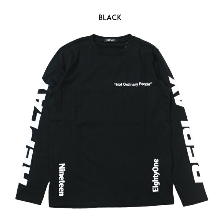楽天市場】【セール 20％OFF】【REPLAY リプレイ】 tシャツ 長袖 ロンt 